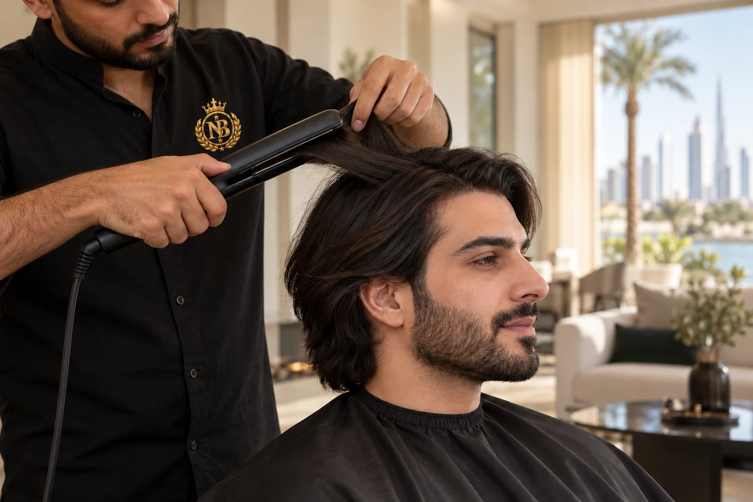 Hair Straightening representative home service